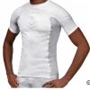 Hayabusa Ranked Short Sleeve Rash Guard - White TRAINING GEAR