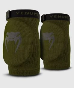 Venum Kontact Elbow Pads - Khaki/Black TRAINING GEAR