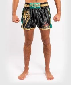 Venum WBC Muay Thai Shorts - Black/Green