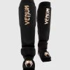TRAINING GEAR Venum Kontact Evo Slip On Shin Guards - Black/Gold