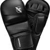 Hayabusa T3 7 Oz Hybrid MMA Gloves - Black/Black