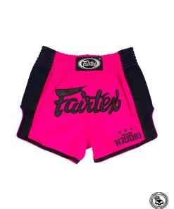 Fairtex Slim Cut Muay Thai Shorts - Neon Pink TRAINING GEAR