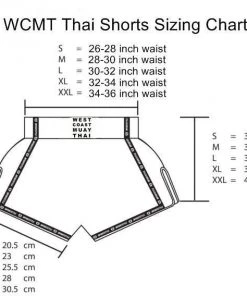 West Coast Muay Thai TRAINING GEAR WCMT Dodger Muay Thai Shorts
