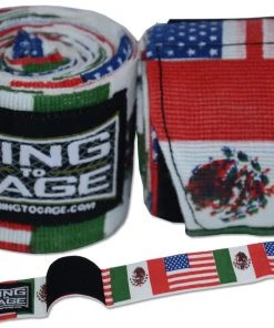 Ring To Cage Printed Hand Wraps - Multiple Designs TRAINING GEAR