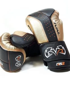 Rival RB-10 Intelli-Shock Bag Gloves - Gold/Black