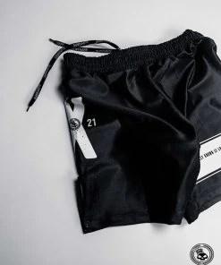Superare Fight Goods Superare 10th Anniversary Fight Shorts - Black/White TRAINING GEAR