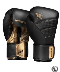 Hayabusa T3 Gloves - Black/Gold