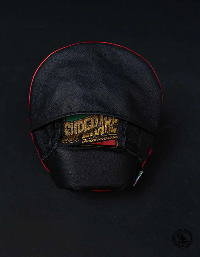 Superare Fight Goods Superare S250 Focus Mitts - Black/Red 4 Superare Fight Goods Superare S250 Focus Mitts - Black/Red