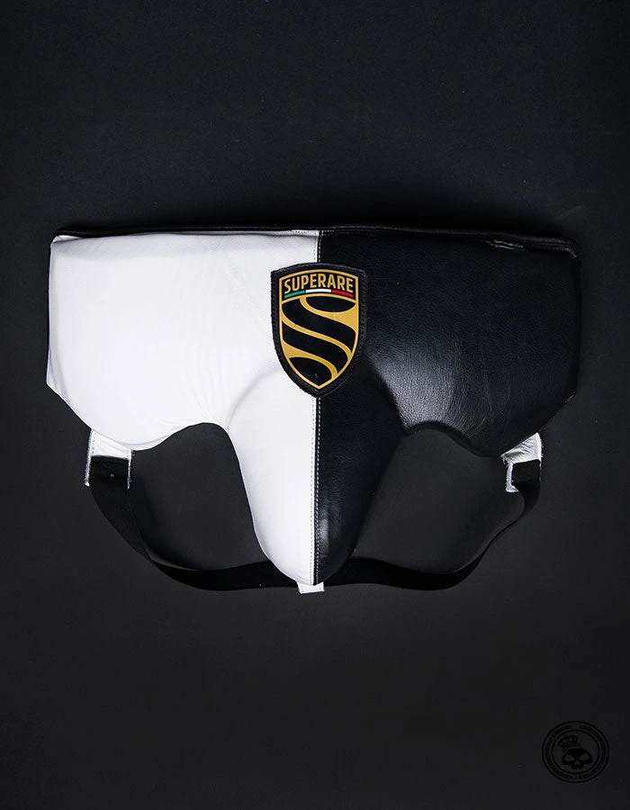 Superare Fight Goods Superare S355 No Foul Protector - White/Black 3 Superare Fight Goods Superare S355 No Foul Protector - White/Black