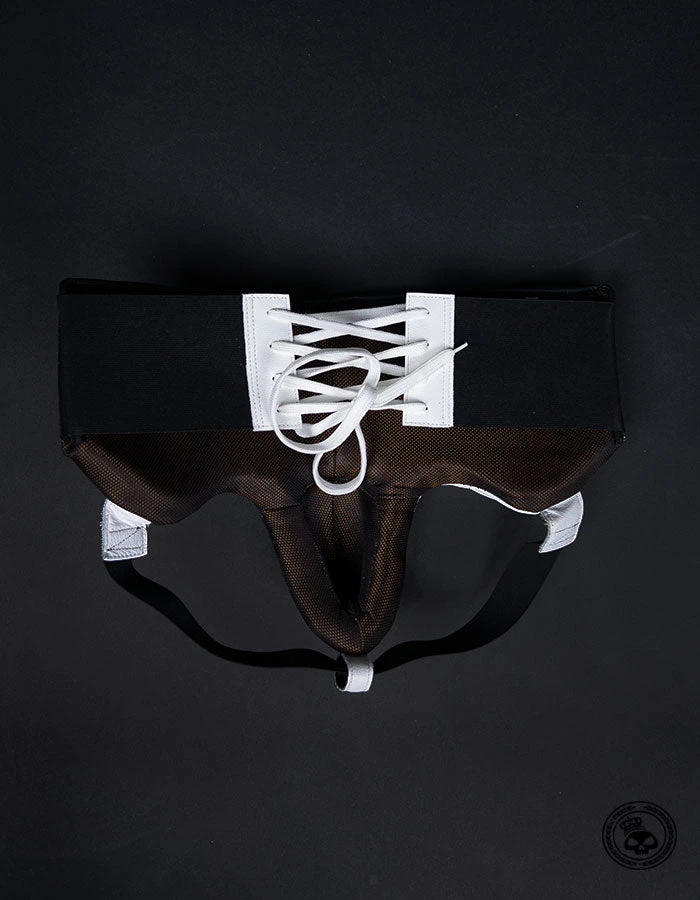 Superare Fight Goods Superare S355 No Foul Protector - White/Black 4 Superare Fight Goods Superare S355 No Foul Protector - White/Black