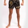 Venum Giant Foil Muay Thai Shorts - Black/Gold TRAINING GEAR