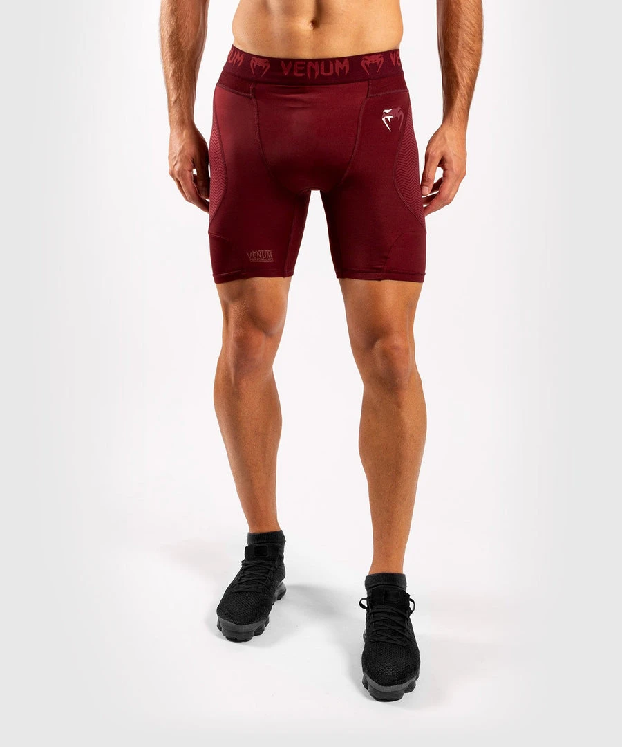 Venum G-Fit Compression Shorts - Bordeaux TRAINING GEAR 3 Venum G-Fit Compression Shorts - Bordeaux TRAINING GEAR