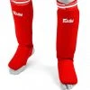Fairtex Cloth Shin Guards - Red