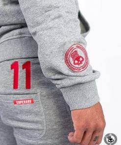 Superare Fight Goods Superare Finisher Pull Over Hoodie - Heather Grey CLOTHING