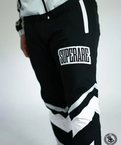 Superare Fight Goods SUPERARE ATHLETICS Superare Finisher Track Pants - Black/Grey 15 Superare Fight Goods SUPERARE ATHLETICS Superare Finisher Track Pants - Black/Grey