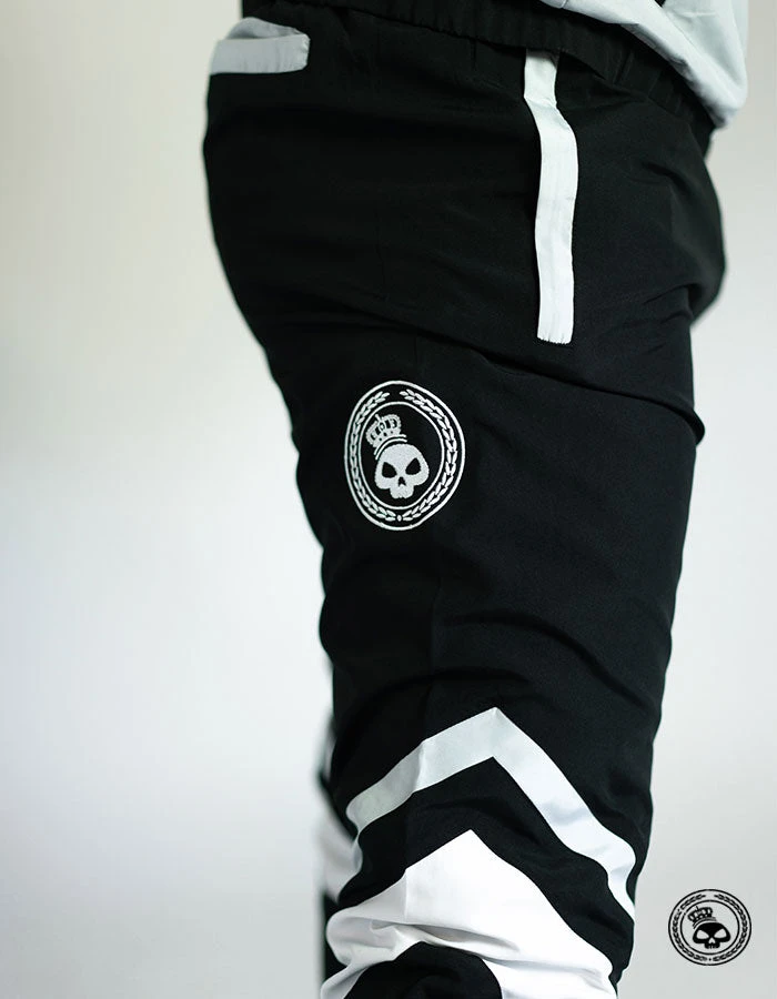 Superare Fight Goods SUPERARE ATHLETICS Superare Finisher Track Pants - Black/Grey 9 Superare Fight Goods SUPERARE ATHLETICS Superare Finisher Track Pants - Black/Grey