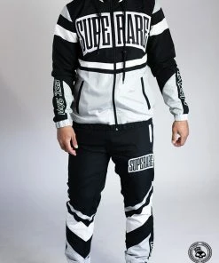 Superare Fight Goods SUPERARE ATHLETICS Superare Finisher Track Pants - Black/Grey 16 Superare Fight Goods SUPERARE ATHLETICS Superare Finisher Track Pants - Black/Grey