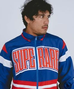 Superare Fight Goods SUPERARE ATHLETICS Superare Finisher Track Suit Jacket - Blue/Red/White