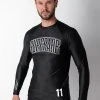 Superare Fight Goods SUPERARE ATHLETICS Superare Finisher Long Sleeve Rash Guard - Black
