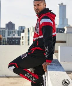 Superare Fight Goods SUPERARE ATHLETICS Superare Finisher Track Suit Jacket - Red/Black/White