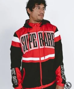 Superare Fight Goods SUPERARE ATHLETICS Superare Finisher Track Suit Jacket - Red/Black/White