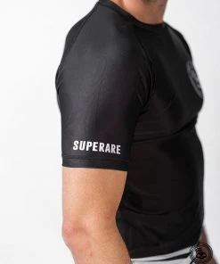 Superare Fight Goods SUPERARE ATHLETICS Superare Finisher Short Sleeve Rash Guard - Black/White