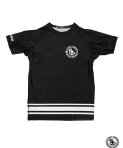 Superare Fight Goods SUPERARE ATHLETICS Superare Finisher Short Sleeve Rash Guard - Black/White