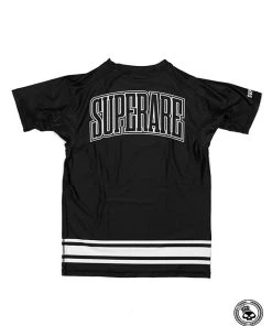 Superare Fight Goods SUPERARE ATHLETICS Superare Finisher Short Sleeve Rash Guard - Black/White