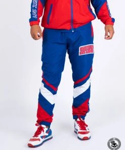 Superare Fight Goods Superare Finisher Track Pants - Blue/Red/White