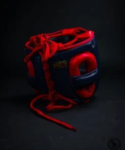 Superare Fight Goods Superare S430 Full Face Headgear - Navy/Red SUPERARE ITALY