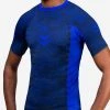 TRAINING GEAR Hayabusa Ranked Short Sleeve Rash Guard - Blue