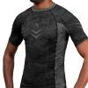 Hayabusa Ranked Short Sleeve Rash Guard - Black TRAINING GEAR