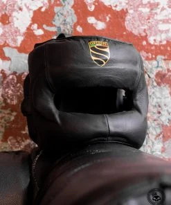 Superare Fight Goods Superare S430 Full Face Headgear - Matte Black SUPERARE ITALY