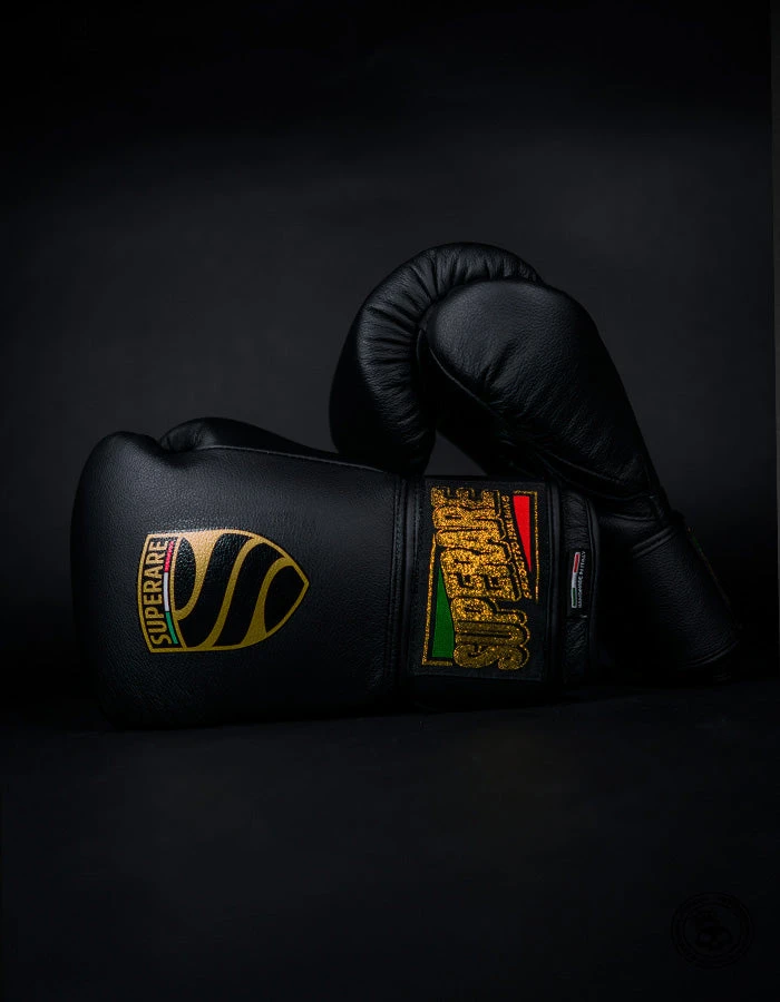 Superare Fight Goods Superare S50 Velcro Gloves - Matte Black SUPERARE ITALY 3 Superare Fight Goods Superare S50 Velcro Gloves - Matte Black SUPERARE ITALY