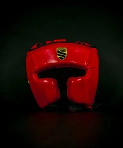 Superare Fight Goods SUPERARE ITALY Superare S360 Cheek Headgear - Red/Black/Yellow