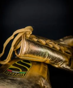 Superare Fight Goods Superare S50 Lace Up Gloves - Gold SUPERARE ITALY
