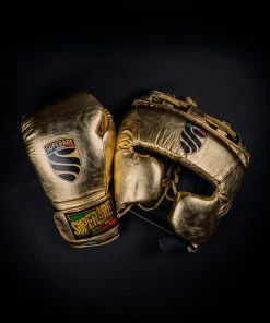 Superare Fight Goods Superare S50 Velcro Gloves - Gold