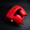 Superare Fight Goods SUPERARE ITALY Superare S360 Cheek Headgear - Red/Black/Yellow 2 Superare Fight Goods SUPERARE ITALY Superare S360 Cheek Headgear - Red/Black/Yellow