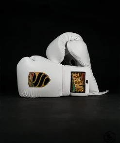Superare Fight Goods Superare S50 Lace Up Gloves - White SUPERARE ITALY