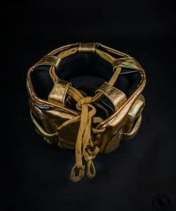 Superare Fight Goods Superare S430 Full Face Headgear - Gold SUPERARE ITALY