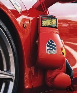 Superare Fight Goods Superare S50 Lace Up Gloves - Red/Black/Yellow