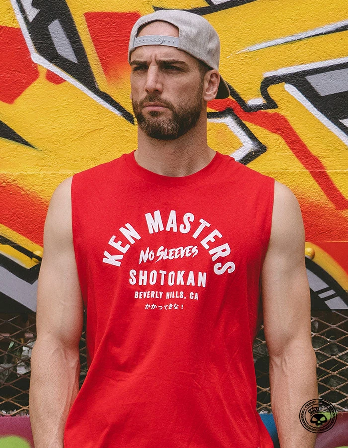 Superare Fight Goods CLOTHING Superare X Street Fighter Ken Masters Sleeveless Shirt 3 Superare Fight Goods CLOTHING Superare X Street Fighter Ken Masters Sleeveless Shirt