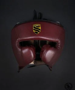 Superare Fight Goods SUPERARE ITALY Superare S360 Cheek Headgear - Maroon/Cream
