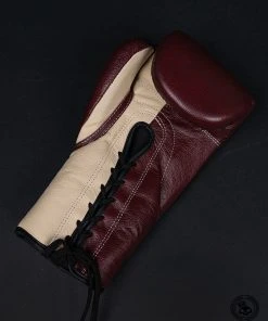Superare Fight Goods Superare S40 Lace Up Gloves - Maroon/Cream