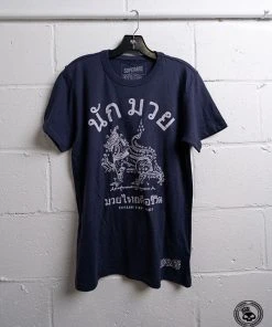 Superare Fight Goods Superare Nak Muay Shirt - Navy CLOTHING