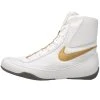 Nike Machomai Boxing Shoe - White/Gold 1 Nike Machomai Boxing Shoe - White/Gold