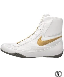 Nike Machomai Boxing Shoe - White/Gold