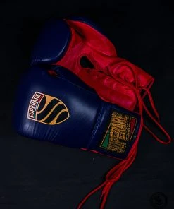 Superare Fight Goods Superare S50 Lace Up Gloves - Navy/Red