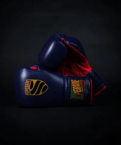 Superare Fight Goods SUPERARE ITALY Superare S50 Velcro Gloves - Navy/Red