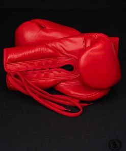 Superare Fight Goods Superare S40 Lace Up Gloves - Rosso SUPERARE ITALY